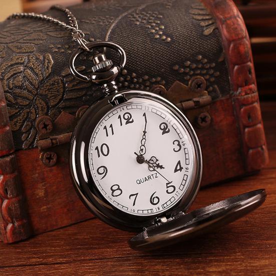 Pocket Watch Unisex Retro Alloy Smooth Vintage Pocket Watch for Daily Life