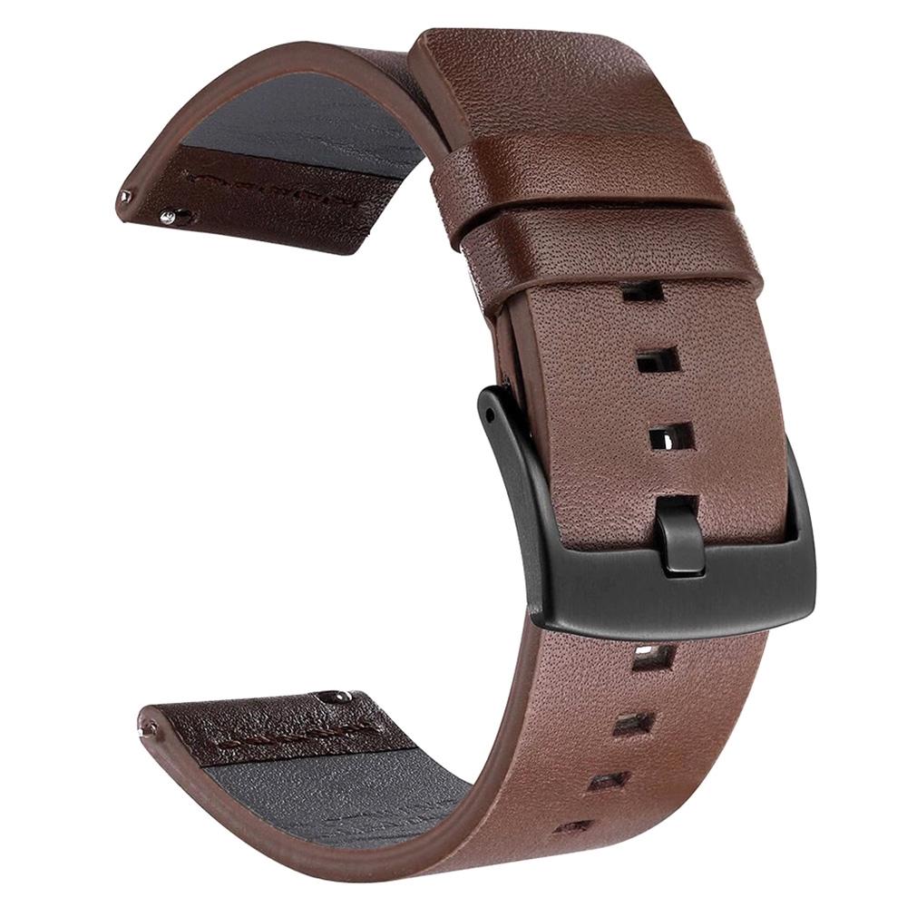 

Для Suunto 9/7 Сменный ремешок для часов 24 мм Кожаный ремешок для часов Brown/Black