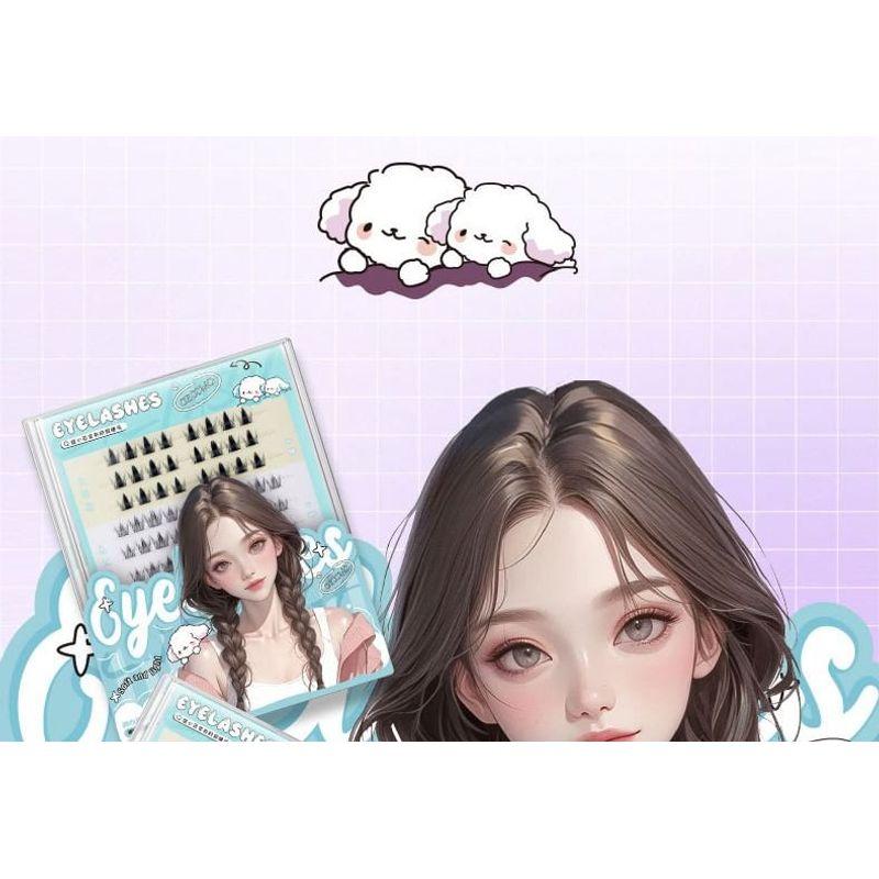 LuxeFlutter - Glue-free False Eyelashes Clusters Multipack