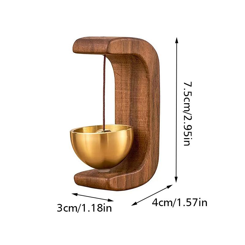 1PC Magnetic Exquisite Home Decor Wall Ornament Shop Reception Housewarming Gift Wind Chime Minimalist Style 7.5x4x3cm