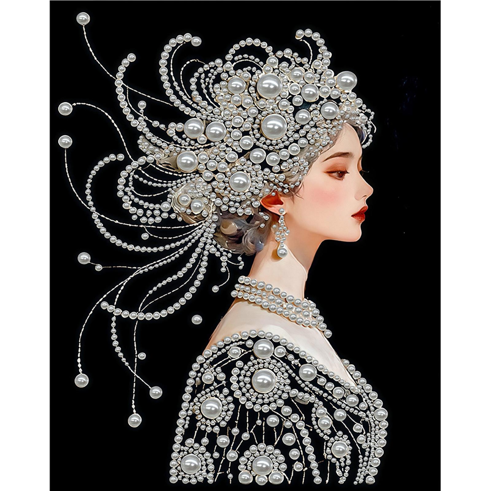 

DIY Pearl Art Painting Without Frame Pearl Gem Paintings Picture Arts Craft 30x40cm for Adults/Beginners Gift Home Decor