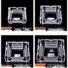 Premium Anti-Fly Ash Crystal Glass Ashtray for Stylish Living Rooms
