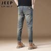 JEEP SPIRIT Men's Vintage Straight-Leg Jeans