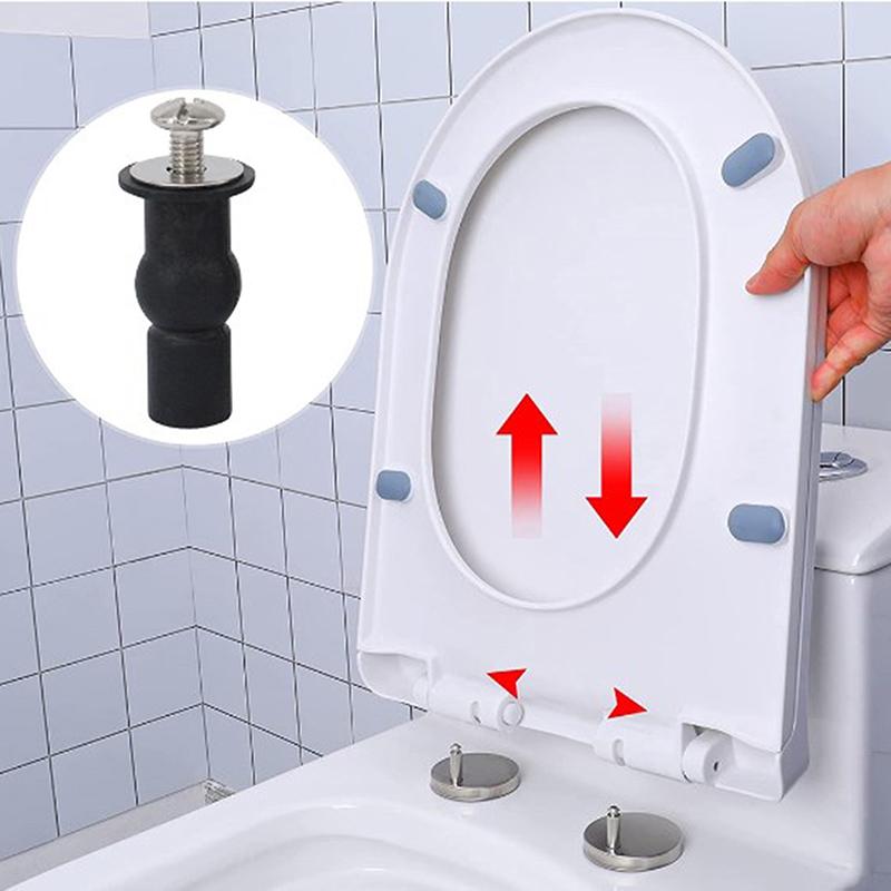 2 ks šroubů M5 pro toaletní sedátko, matice, kryt víka, horní upevnění, sady pro montáž slepých otvorů, koupelnové doplňky, náhradní šrouby pro toaletní sedátko