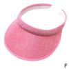 Linen Cotton Fashion Sun Hats Visor Hat Unisex Summer Portable Clip Style Outdoor Parent-Child Hollow Top Sunshade Hat 54-58cm