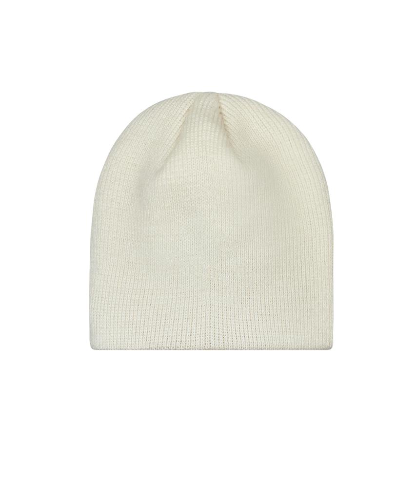Opeunyadeu(Owai) Metal Logo Beanie-Ivory