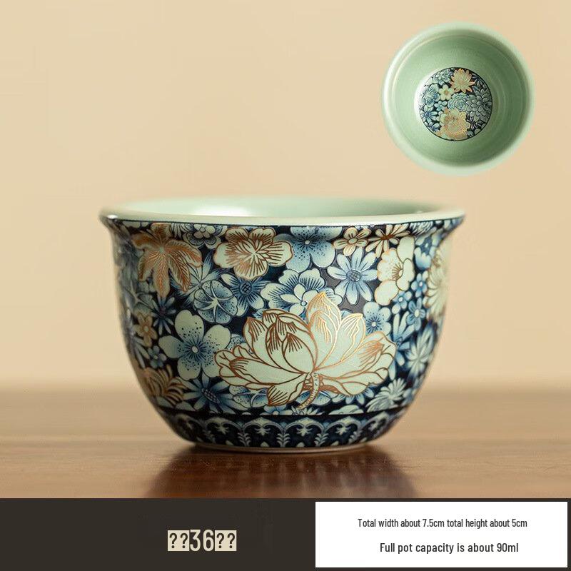 

Shangqi Gilded Peony Ceramic Tea Set