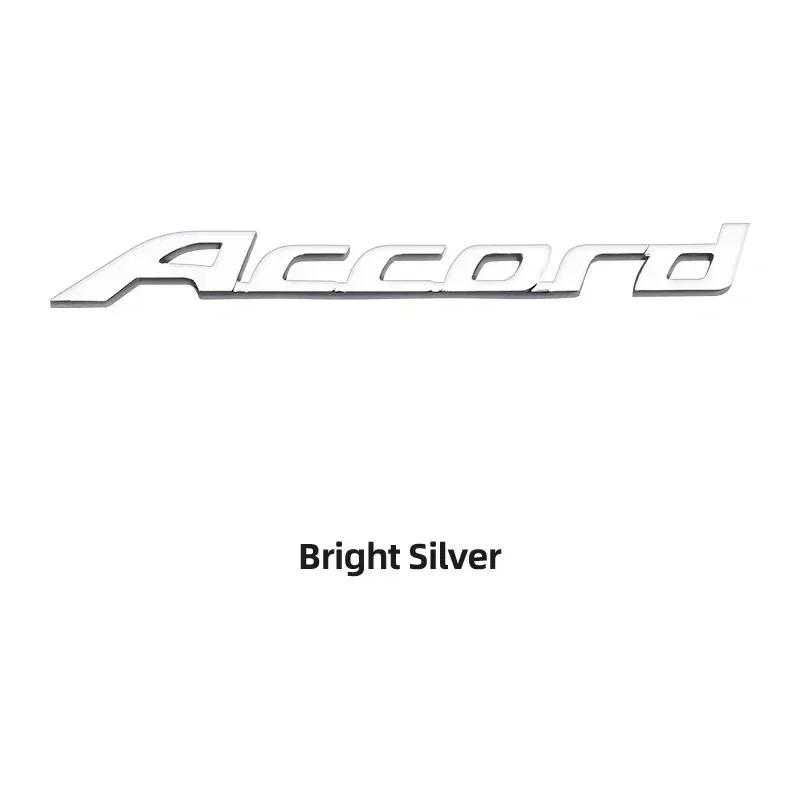 1pcs ABS Car Trunk Rear Logo Stickers Letter Decals for Honda CR-V STEPWGN Civic Accord City XR-V Envix ODYSSEY VEZEL Fit TR6