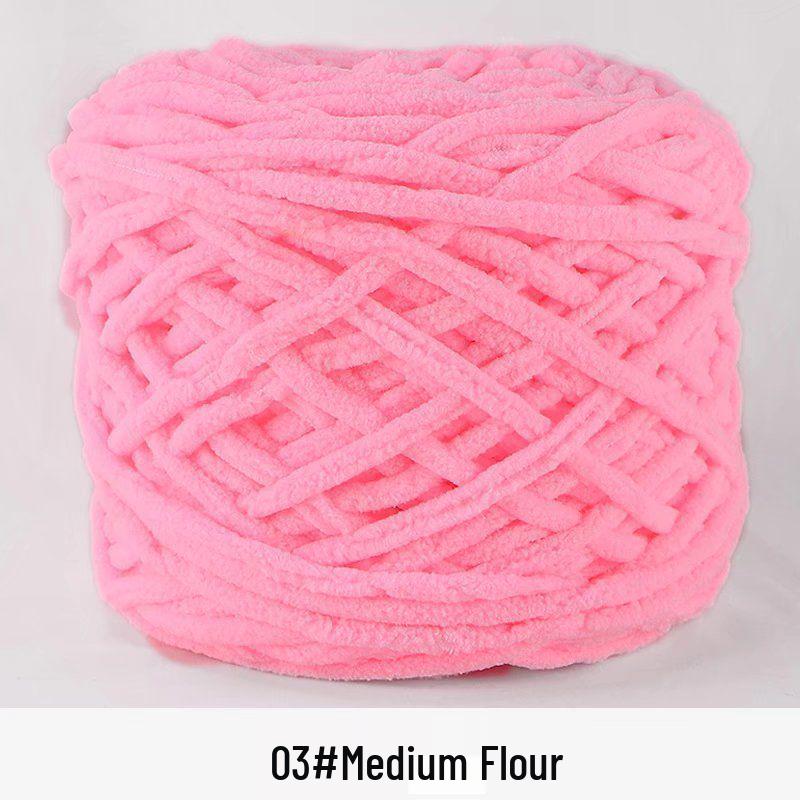 Handgjord Tjock Halsduksgarnboll - Mjuk DIY Stickning & Virkning