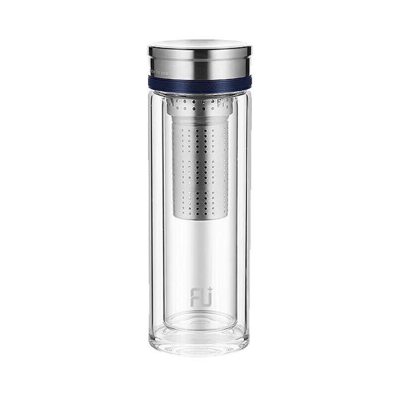 Fuguang FU+ Premium Double-Layer Glass Travel Tea Mug