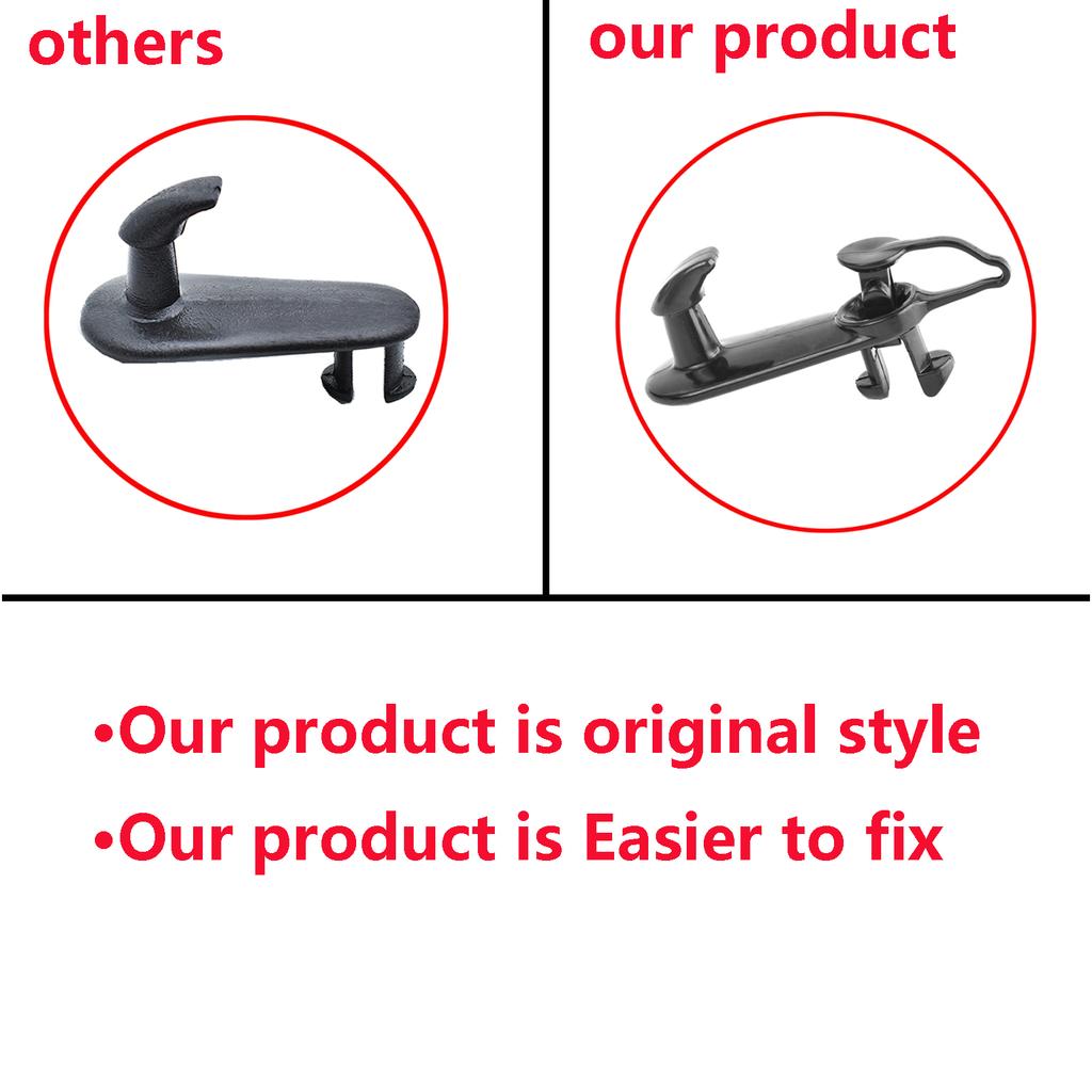 For Toyota Avalon Camry Corolla Sequoia Sienna Solara Tacoma Tundra Venza Yaris Bil Gulvmatteklemmer Teppeholder Holder