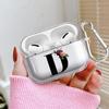 Case For Airpods 1 Pro2 Pro3 3 4 2 Pro Clear Earphone Cases Cover Lnitial Letter