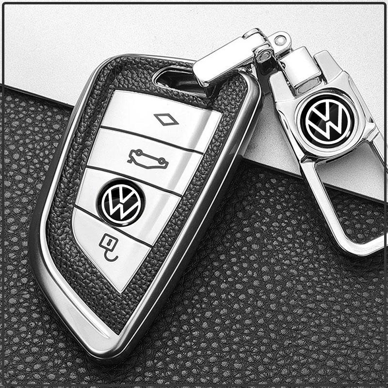 5/10 stk 14mm Bilnøkkel Emblemklistremerker Auto Kontrollnøkkel Logo Tilbehør For Volkswagen Golf-7 4 5 6 CC T-ROC Sharan Passat B5 6 7 Polos Tiguan R Line