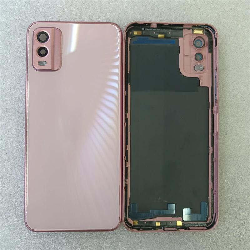 Battery Cover Rear Case Housing For Nokia C32 Back Cover With Camera Lens Repair Parts темно-зеленого