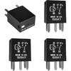 Wevdn 2 PCS Power Relay, 5 Pins G8V-RH-1C7T-R-DC12 Car AC Relay Plug Replacements, Multi Purpose Automotive Electromechanical Relay Heavy Duty