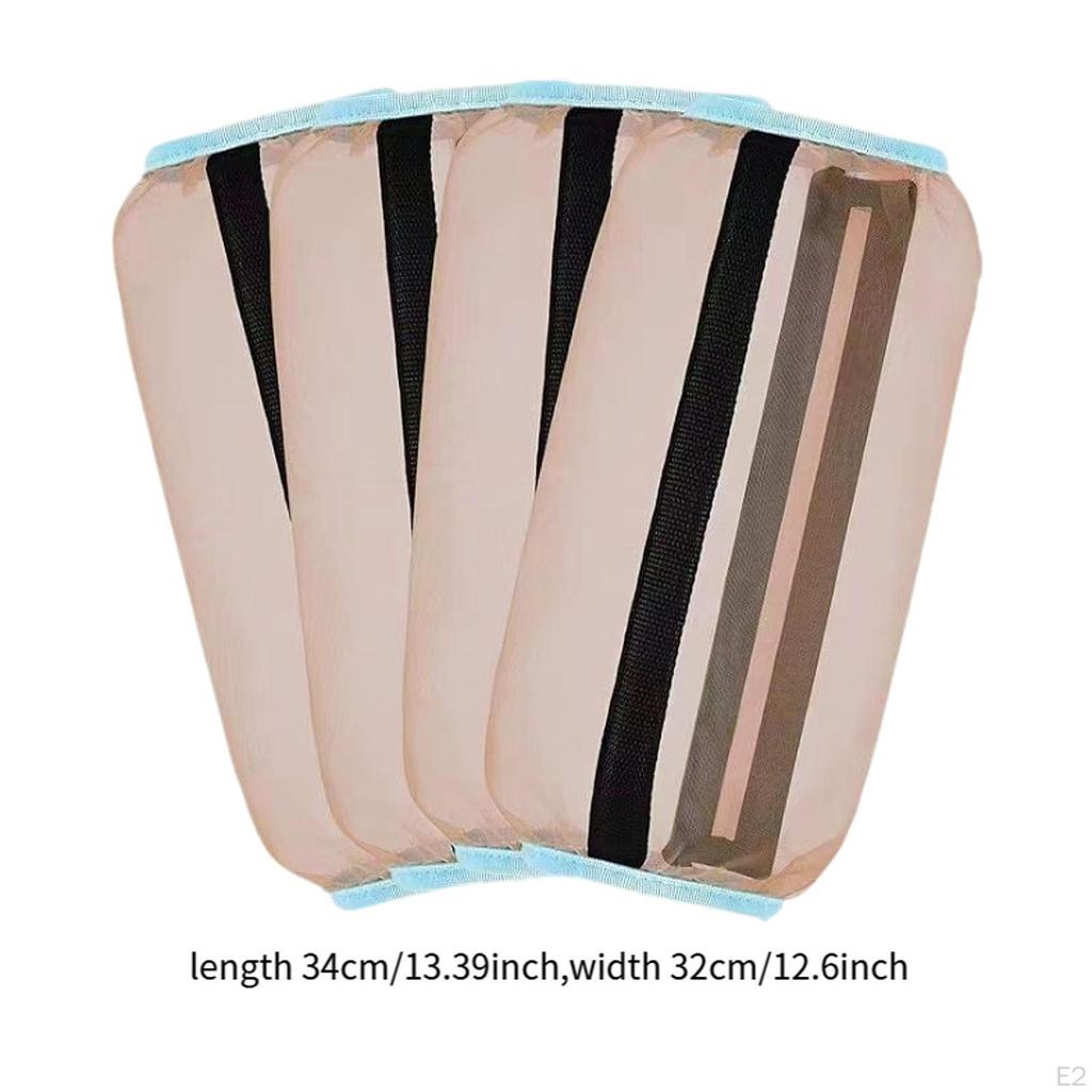 4 Pieces Fly Horse Boots Leggings Nylon Non Slip Easy to Use Reduce Stomping Lightweight