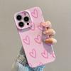 Luxus Clmj Swag Rosa Liebesherz Glänzende Folie Harte PC-Handyhülle für Google Pixel 7 7a 8 8a 9 9a Pro XL 5G