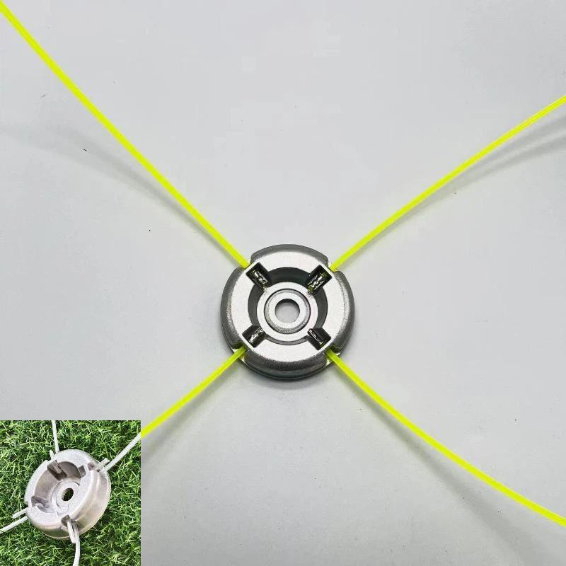 

Универсальная головка для газонокосилки из алюминиевого сплава с нейлоновой леской для стрижки травы, запасные части для газонокосилки onesize