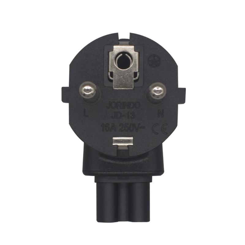 EU zu IEC320 C5 Netzteil, EU-Stecker auf IEC320 C5 Buchse AC-Stecker, EU(4,8 mm) 2-Pin auf PDU/USV-Umwandlungsstecker, 10A 250V