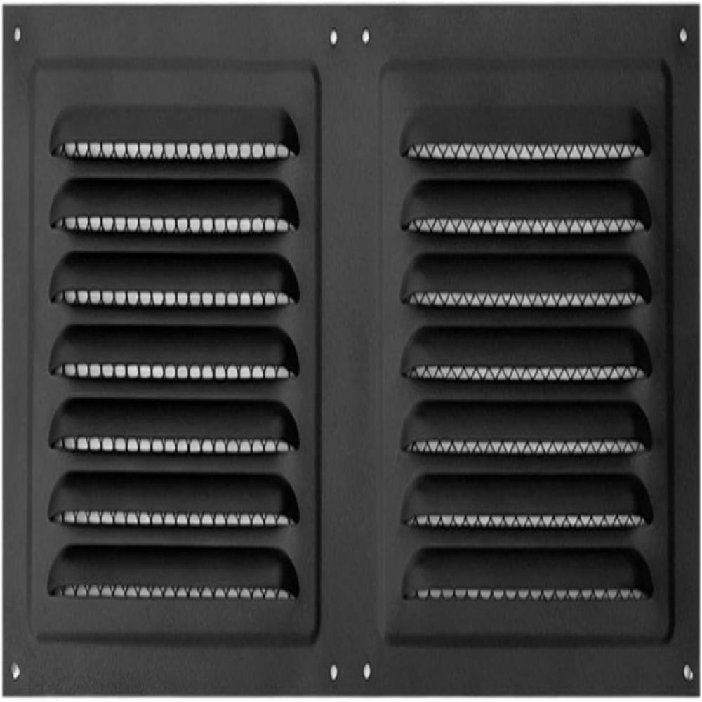 1pcs Stainless Steel Gable Vent Cover 12x6 Inch Air Grille Louvered For Kitchen Ventilation