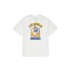 MLB T Shirts Unisex White Crew Neck Moderate Straight Fit 3ATSL0533-07IVS