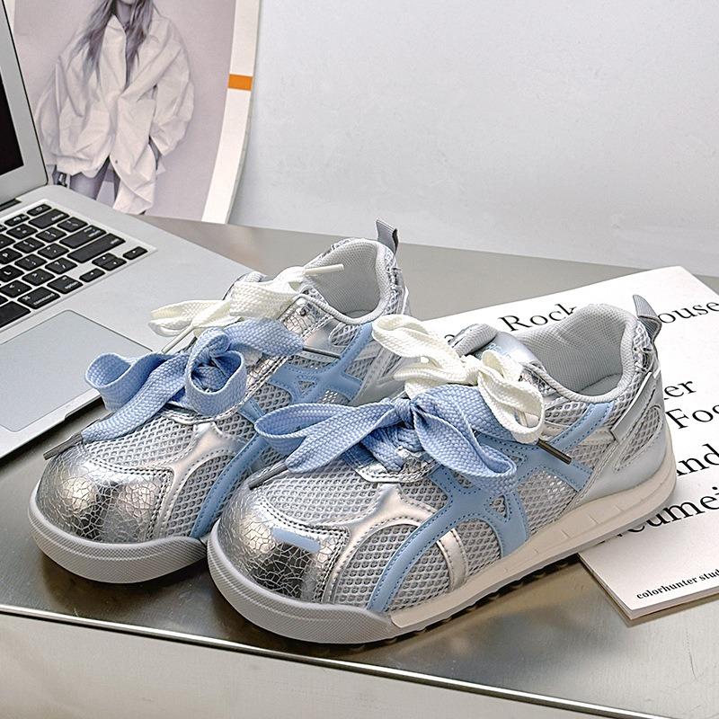 99 women's spring and summer new mesh versatile Hugh fashion soft sole easy to wear breathable sports shoes