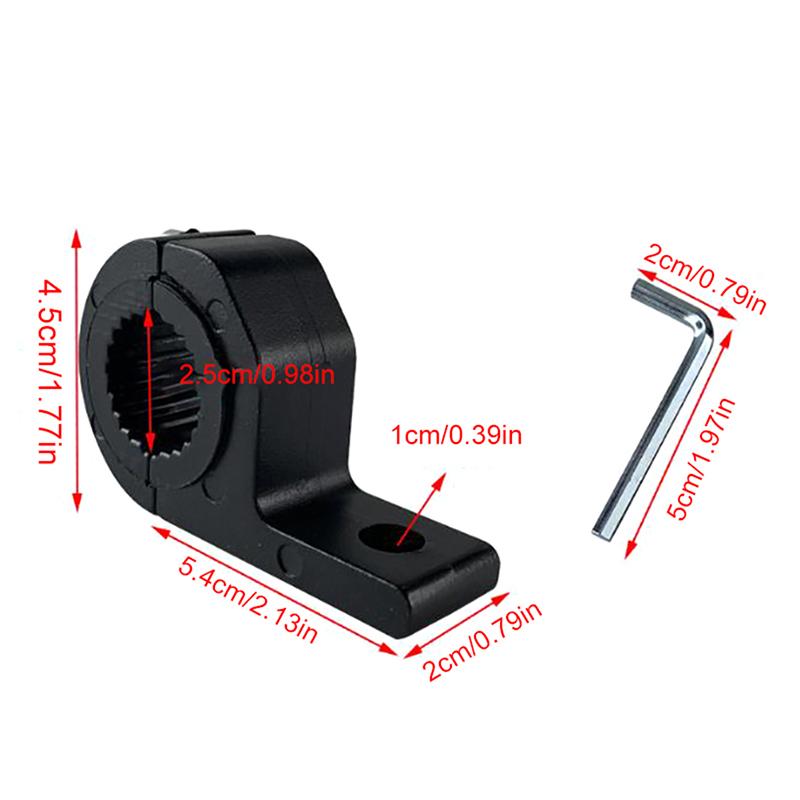 Cleme pentru faruri LED pentru motociclete, suporturi pentru cleme tubulare, kit de montare pentru spoturi pentru motociclete sau accesorii pentru lumini de ceață