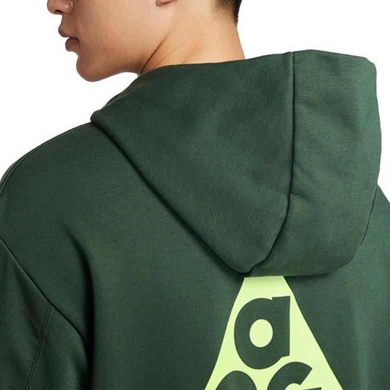 Nike ACG Sweatshirts Men's Green Hooded Moderate IO9668-323