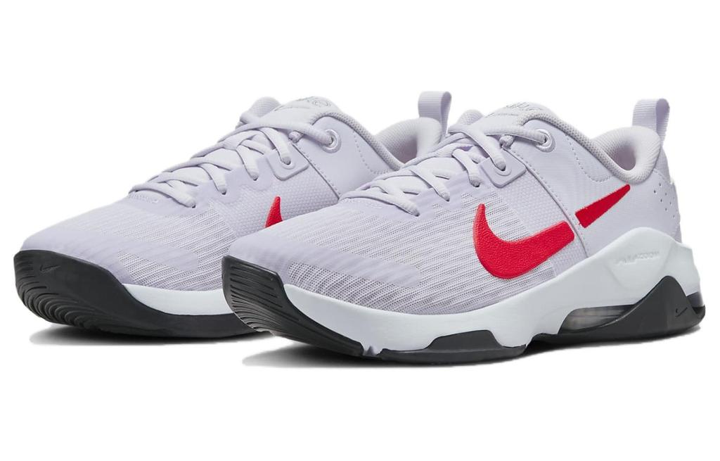 Nike Scarpe da Allenamento Basse Zoom Bella 6 Ammortizzate Resistenti all'Usura Donna Bianco Rosso DR5720-502