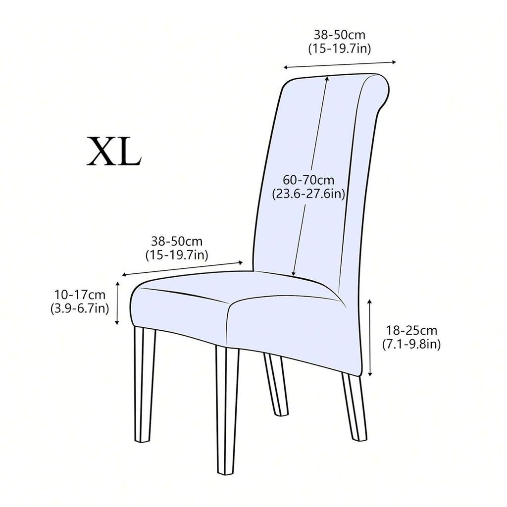 Dining Room Chair Covers Stretch Dining Chair Covers Removable Washable Kitchen Chair Covers Chair Protector Covers for Dining Room,Party,Hotel