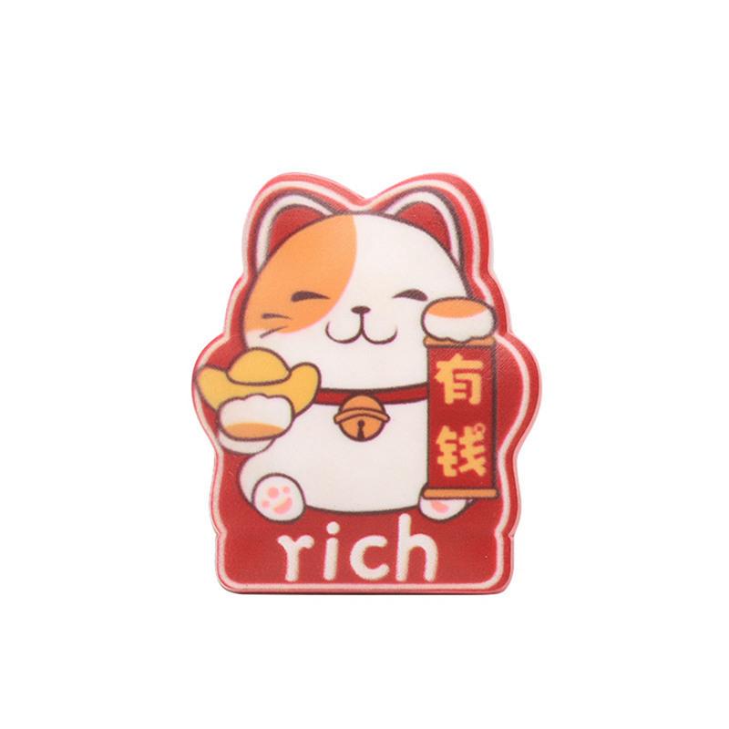 Cartoon PVC Refrigerator Magnetic Sticker Home Festive Decoration Photo Message Holder Kitchen Fridge Sticker