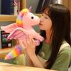 Sitting Fantastic Unicorn Plush Toy Stuffed Pink Purple Blue White Animal with Wings Sweet Plushie Birthday Girlfriend Gift