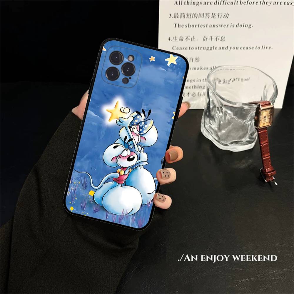 Cartoon D-Diddl For Iphone 17 16 15 14 11 12 13 Pro Max Plus Cute Art Phone Case Cover