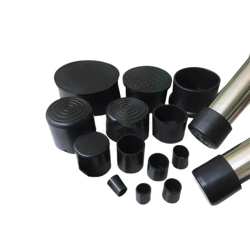 Cadeira Cadeira Pé Capa Móveis Pés De Borracha Pernas Mesa Extremidade Inserir PVC Silencioso Antiderrapante Tampa Protetora de Piso Almofadas Redondas para Pernas Casa