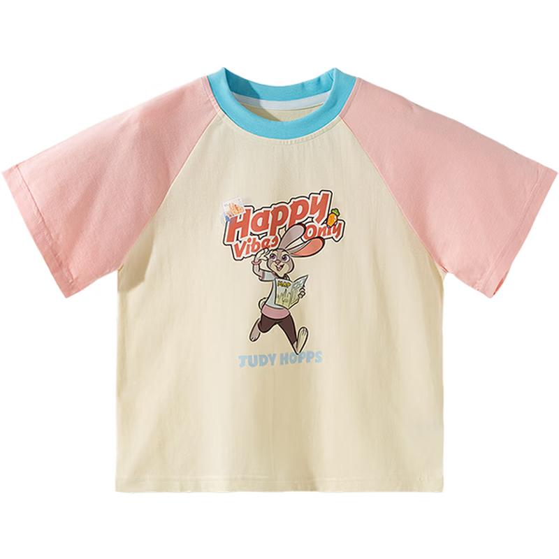 Disney Zootopia Girls Pure Cotton Short Sleeve T-Shirt 150/72