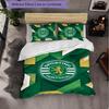 Biancheria da Letto a Tema Sporting CP FC Set 3 Pezzi Copripiumino Biancheria da Letto Decorativa per Camera Adolescenti Decorazione Casa