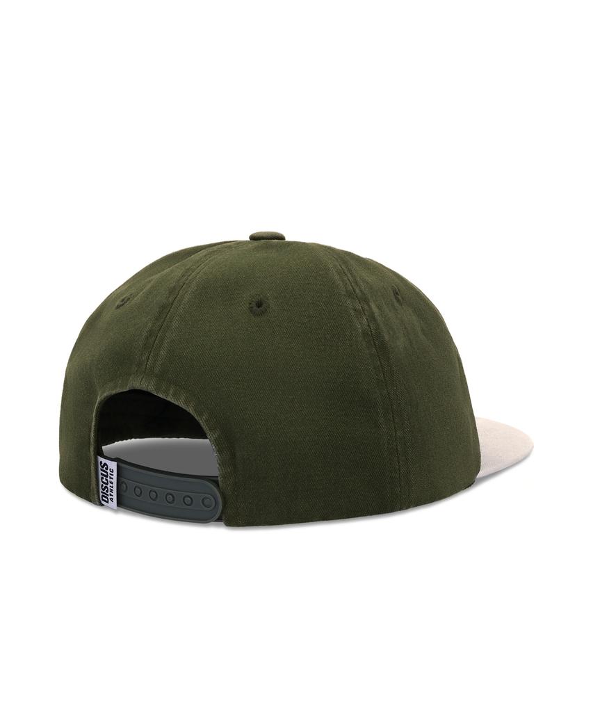 DISCUS ATHLETIC Logo 5-Panel Cap Khaki