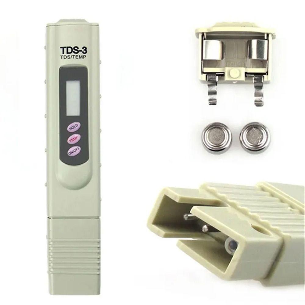 2 in 1 Digital TDS Meter TDS-3 Water Analyzer Portable Water Quality Tester Pen  Aquariums