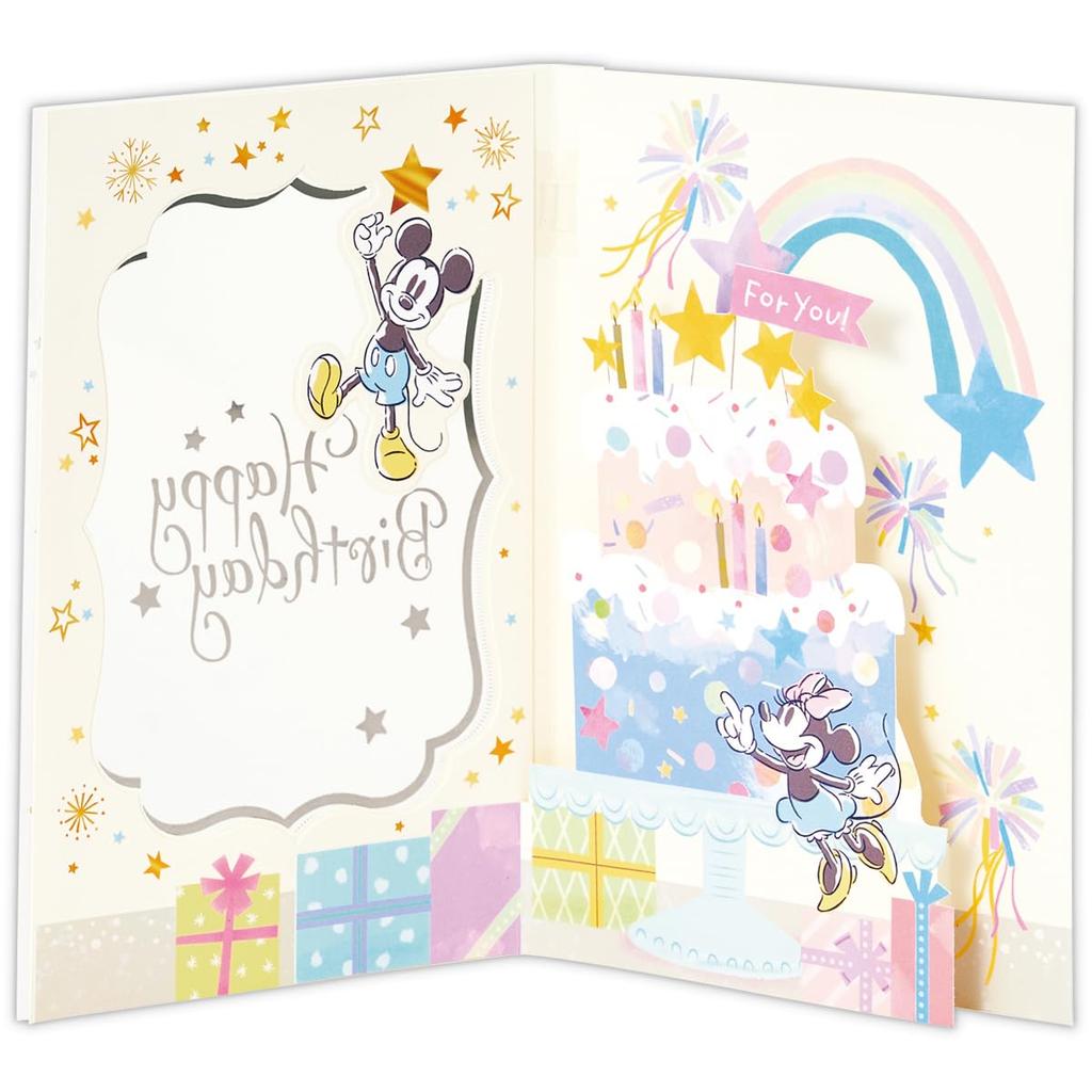 Hallmark Disney Music Box Birthday Card Mickey & Minnie 833398
