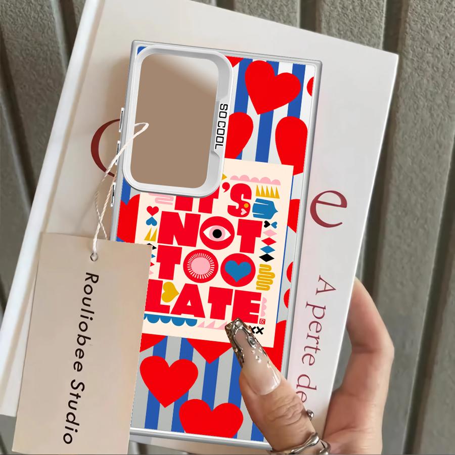 Creative Text You Look So Good Phone Cover Case for Samsung Galaxy S25 S24 FE S25Edge S23 S20 Plus S21 S22 S23 Ultra Note 20