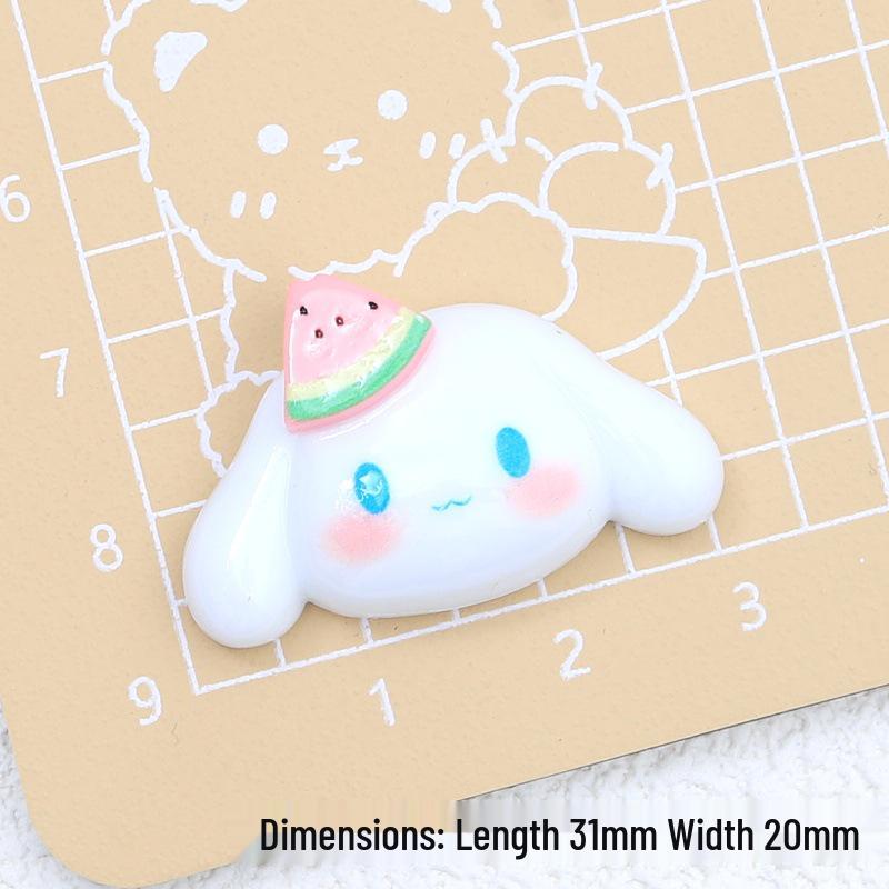 Adorable Fruit Animal Cartoon Resin Shoe Buckles & DIY Hair Clip Accessories