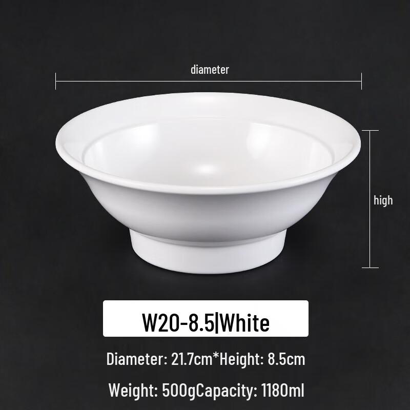 High Temperature A5 Melamine Noodle Bowl