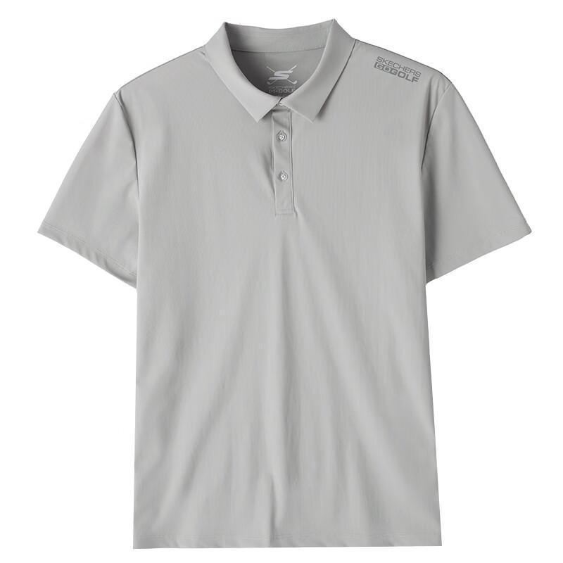 Skechers Sports Business Casual Comfortable Breathable Short Sleeve Polo Shirt Men tops P226M203-00MV S