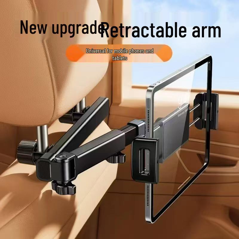 Universal Foldable Car Headrest Phone & Tablet Holder