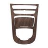2Pcs Console Gear Shift Panel Cover Trim for Mercedes Benz E Class W213 16 18 Walnut Brown Wood