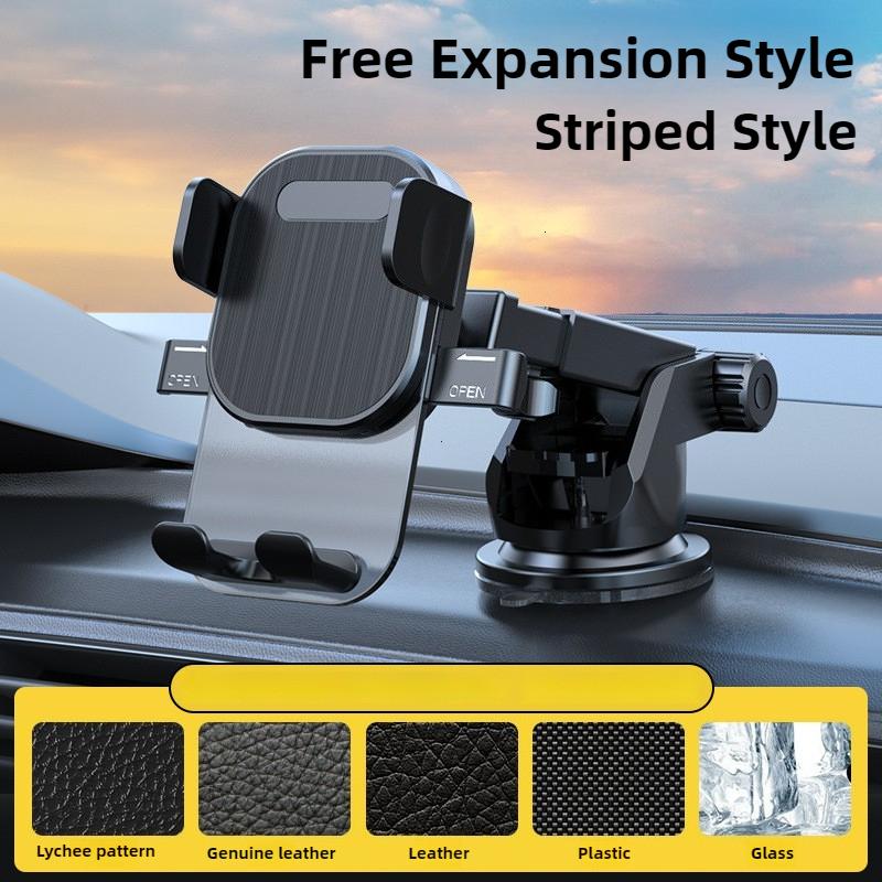 Car Mobile Holder 360° Rotatable Foldable Auto Phone Stand Adjustable Ventilation Opening Support Table Smartphone Grip Bracket