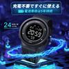 [COJR] Мужские цифровые часы для бега, водонепроницаемость 50 метров, многофункциональные спортивные часы с датой, днем недели, будильником, секундомером, светодиодным дисплеем,