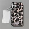 Retro Black Leopard Print Pattern Women Phone Case for Iphone 16 15 14 7 8 Plus 13 11 12 Pro Max X XS XR SE 2022 2020 16e Cover