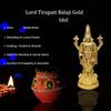 Lord Tirupati Balaji Idol Murti für Mandir | Pooja Room Lord Vishnu Shree Venkateswara Swamy Statue God Balaji Home Decor Showpiece