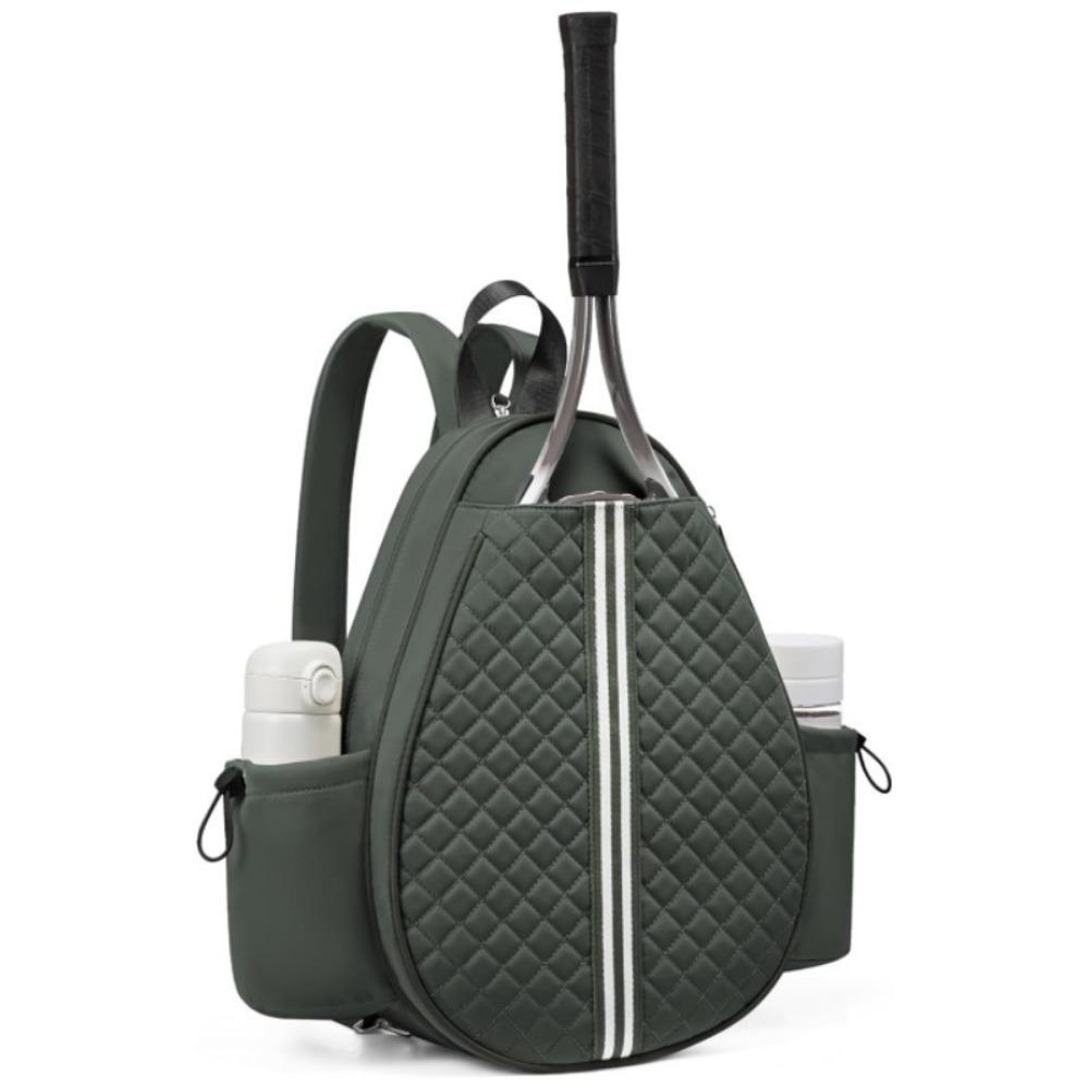Zipper Closure Tennis Crossbody Bag Polyester Tennis Racket Backpack Tennis Bag  Outdoor Sports